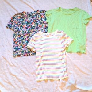 Gap Kids Girls 3 T-Shirts Lot Size Large 10